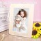 12-Pack DIY Wooden Picture Frame Craft Kit – 7.5"x5.5" Unfinished Frames with Stand, Stickers, Resin Accessories & Painting Tools for Kids’ Crafts, Mother’s Day Gifts